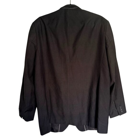 Alain Dupetit Mens Charcoal Blazer 46R/40W Single Breasted Fully Lined Business - Picture 2 of 7